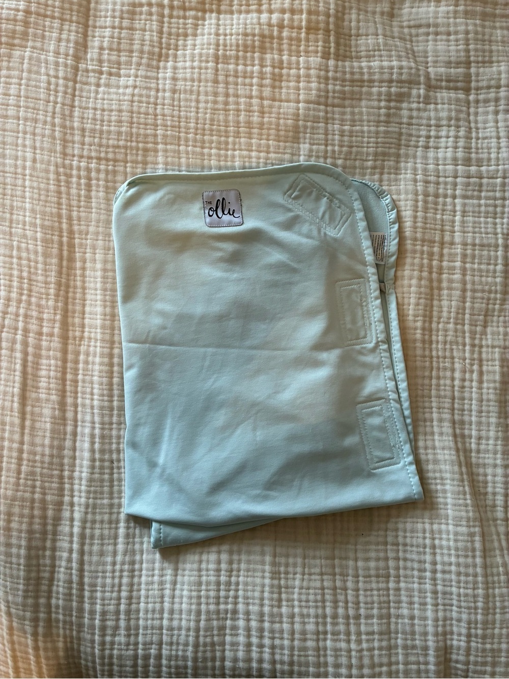 Ollie Light Mint Baby Swaddle